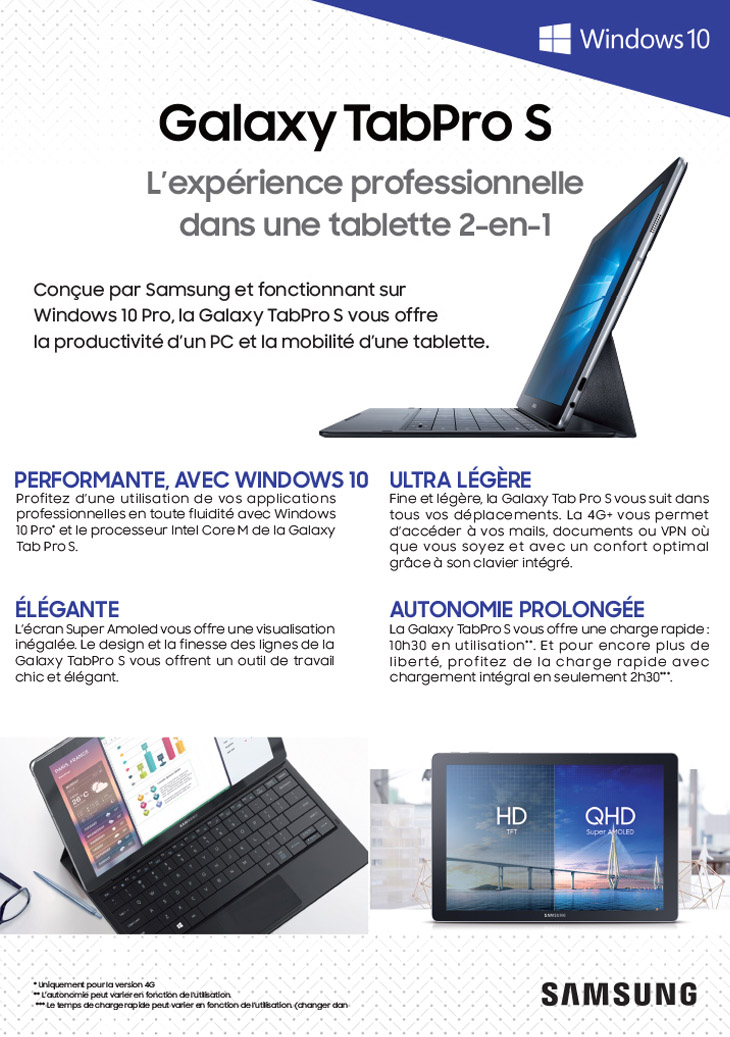 Samsung galaxy tab pro s